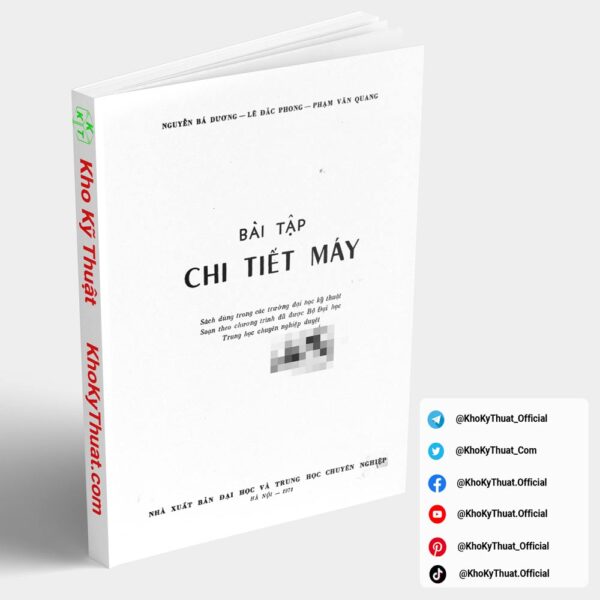 Bài tập chi tiết máy Nguyễn Bá Dương NXB Hà Nội