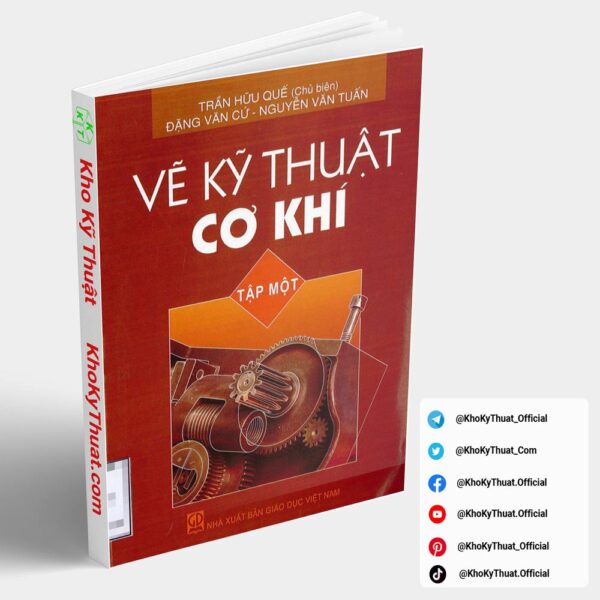 Vẽ kỹ thuật cơ khí tập 1 Trần Hữu Quế NXB Giáo Dục